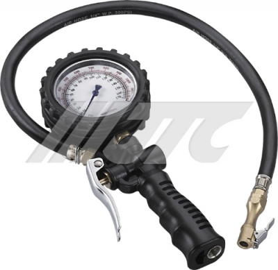 JTC4058 LIGHTWEIGHT 3-FUNCTION TIRE GAUGE-CLIP TYPE - Click Image to Close